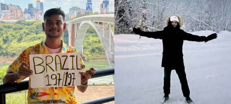 মাত্র ৮ বছরে ১৯৭টি দেশ ঘুরে ইতিহাস গড়লেন ২৪ বছরের Shubham Kumar