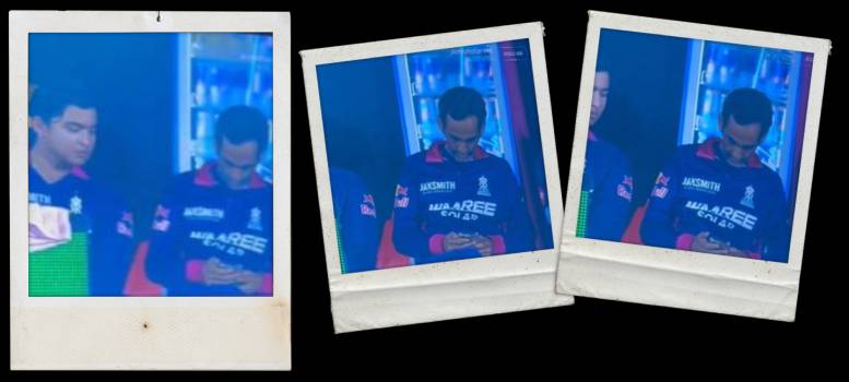 ডাগ আউটে মোবাইল ফোন ব্যবহার করে সমস্যায় Rajasthan Royals-এর ম্যানেজার