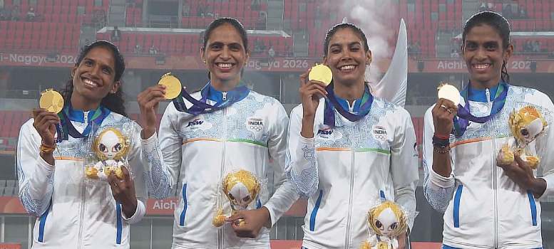 Asian Games 2026 11th Day: মহিলাদের ৪x৪০০ মিটার রিলেতে ভারতের সোনা