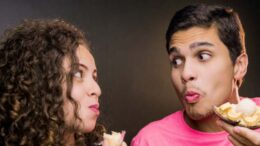 Couple Eating Together