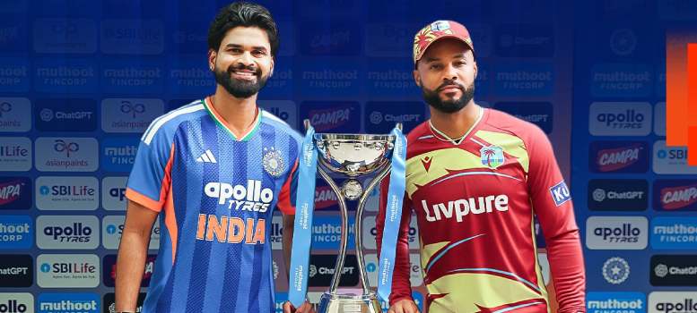 India vs West Indies টি-২০ সিরিজ ২-২ ড্র, বৃষ্টির কাছে হার মানল সিরিজের ফল